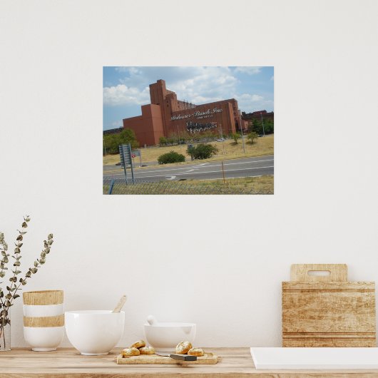 Anheuser-Busch in St. Louis. Poster (Keuken)
