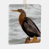Anhinga On The Lookout Keramisch Ornament (Rechts)