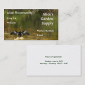 Anhinga op de Everglades - Visitekaartje (Voorkant / Achterkant)