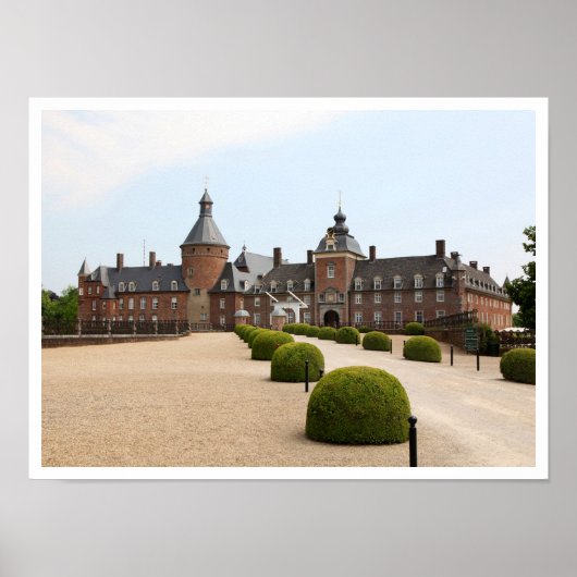 Anholt Castle, Münsterland, Duitsland Poster (Voorkant)