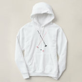 Anhony & kate Croquet Hoodie (Design voorkant)