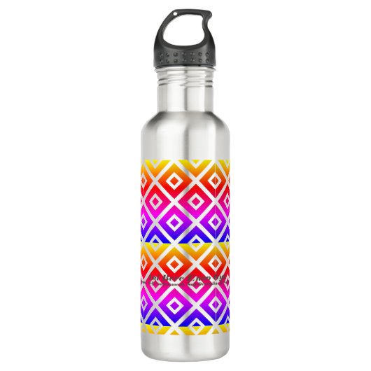 Ani Bere Enso Gya Self Containment Adinkra Waterfles (Voorkant)