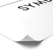 Ani Bere | Symbool voor geduld en doorzettingsverm Poster (Hoek)