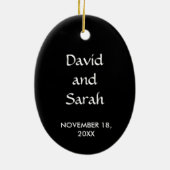 Ani L'Dodi English Hebrew Gold Mandala Art Keramisch Ornament (Achterkant)