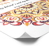 Ani L'Dodi - Ik ben mijn Beloved's bijbeltje Poster (Hoek)