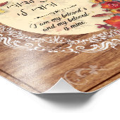 Ani L'Dodi v'Dodi Li - Ik ben mijn geliefde Foto Afdruk (Hoek)