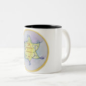 Ani le'Dodi Ve'Dodi Li Tweekleurige Koffiemok (Voorkant rechts)