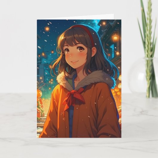 Ani-mazing Christmas Anime Pun Kaart (Voorkant)