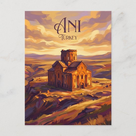 Ani Ruïnes Turkije Briefkaart (Voorkant)