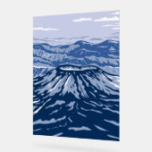 Aniakchak-vulkaan Acryl Bord (Hoek)