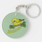 Anianiau Hawaii Forest Bird Sleutelhanger (Achterkant)