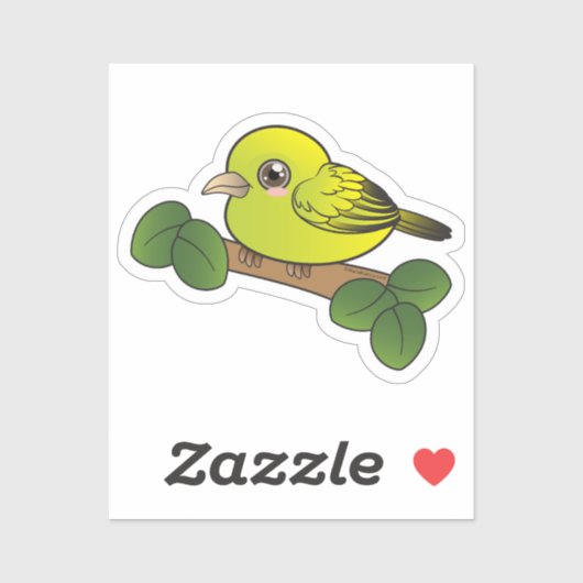 Anianiau Hawaii Forest Bird Sticker (Vel)