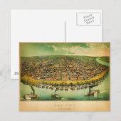 anicke kaart van St.Louis (1859) (Voorkant / Achterkant)