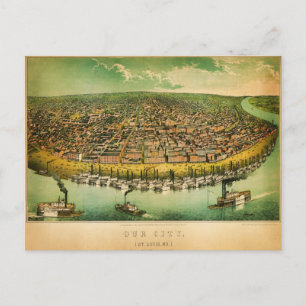 anicke kaart van St.Louis (1859)