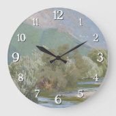 Aniene River Adembenemend Art Nouveau Landschap Grote Klok (Voorkant)