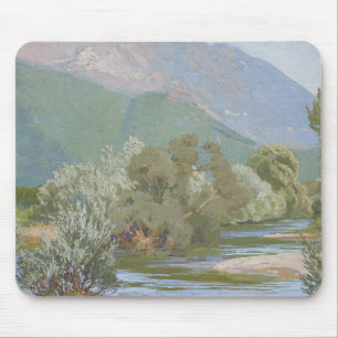Aniene River Adembenemend Art Nouveau Landschap Muismat