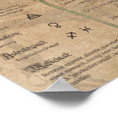 Anijs Kruidige Book of Shadows Pagan Wiccan Poster (Hoek)