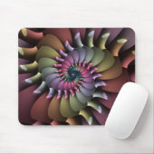 Anima Aura Colorful Abstract Spiral Muismat (Met muis)