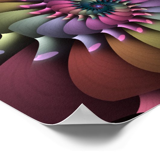 Anima Aura Colorful Psychedelic Poster (Hoek)