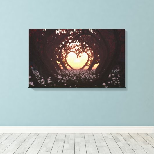 Anima (Happy Valentines Day) Canvas Afdruk (Insitu (Houten vloer))
