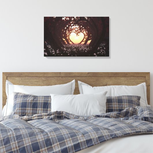 Anima (Happy Valentines Day) Canvas Afdruk (Insitu (Slaapkamer))