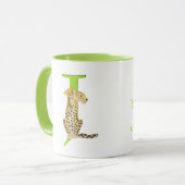 Animal ABC J is bestemd voor jaguar-mok Mok (Voorkant links)