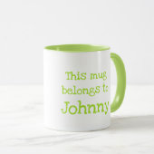 Animal ABC J is bestemd voor jaguar-mok Mok (Voorkant rechts)