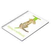 Animal ABC J is bestemd voor jaguar notitieboek (Linkerzijde)