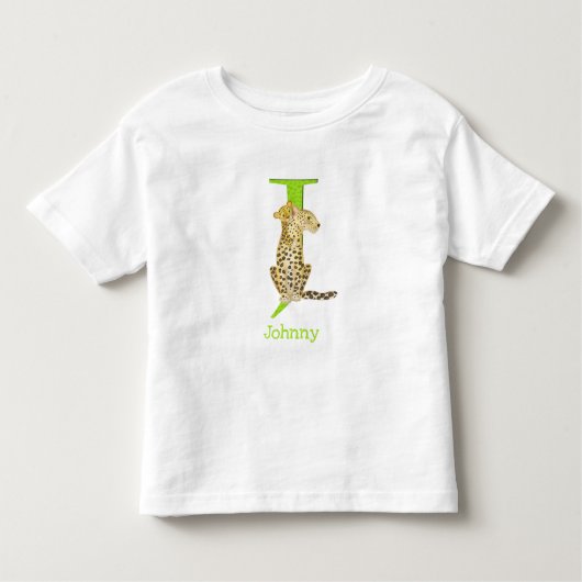 Animal ABC J is voor jaguar T-shirt (Voorkant)