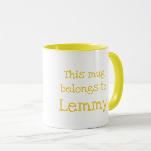 Animal ABC L is for llama mug Mok (Voorkant rechts)