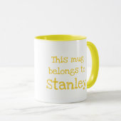 Animal ABC S is for sloth mug Mok (Voorkant rechts)