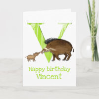 Animal ABC V is bestemd voor de Visayan warty pig