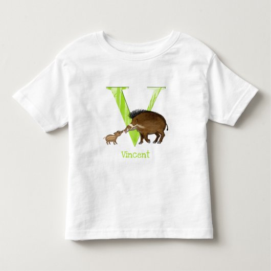 Animal ABC V is bestemd voor T-shirt van de Visaya (Voorkant)