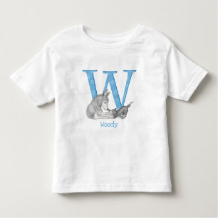 Animal ABC W is voor wolf T-shirt