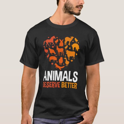 Animal Activist Rescue Animals Conservation Rights T-shirt (Voorkant)