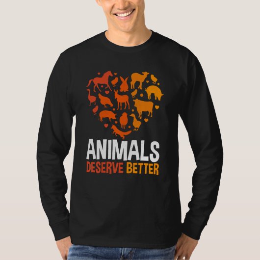 Animal Activist Rescue Animals Conservation Rights T-shirt (Voorkant)