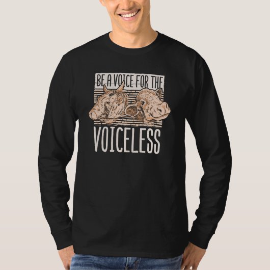 Animal Activist Rescue Animals Conservation Rights T-shirt (Voorkant)