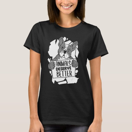 Animal Activist Rescue Animals Conservation Rights T-shirt (Voorkant)