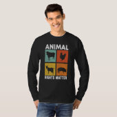 Animal Activist Rescue Animals Conservation Rights T-shirt (Voorkant volledig)