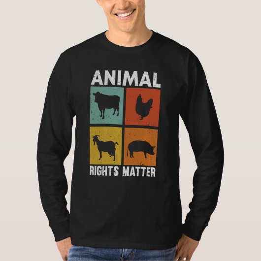 Animal Activist Rescue Animals Conservation Rights T-shirt (Voorkant)