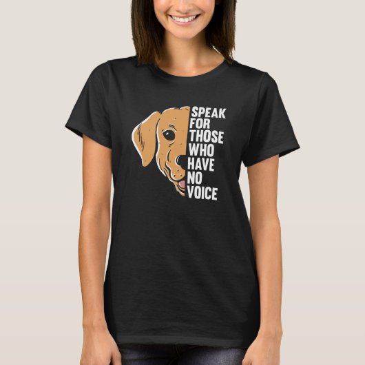 Animal Activist Rescue Animals Conservation Rights T-shirt (Voorkant)