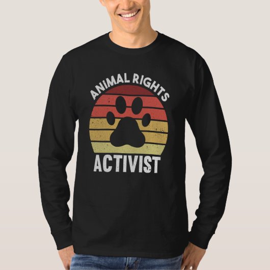 Animal Activist Rescue Animals Conservation Rights T-shirt (Voorkant)