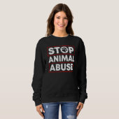 Animal Activist Rescue Animals Conservation Rights Trui (Voorkant volledig)