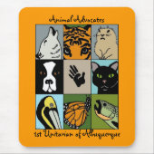 Animal Advocates mousepad Muismat (Voorkant)