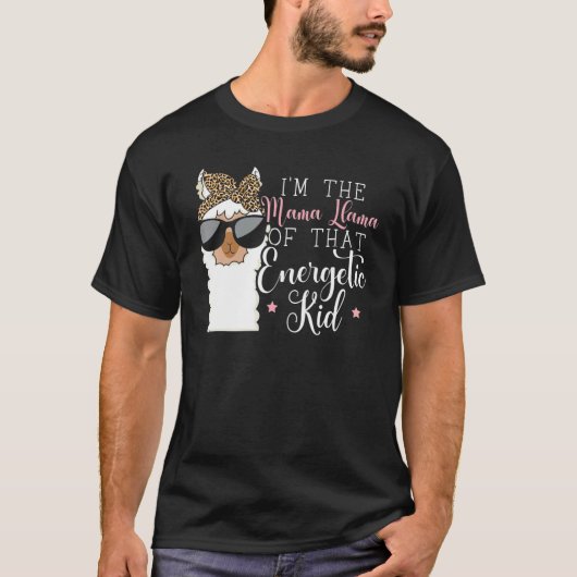 Animal Alpaca Mama Llama Love Llama T-shirt (Voorkant)