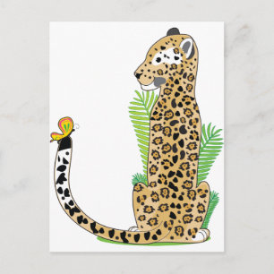 Animal Alphabet Jaguar Briefkaart