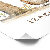 Animal Alphabet Letter I Kids Name Owl Poster (Hoek)