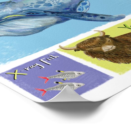 Animal Alphabet Poster (Hoek)