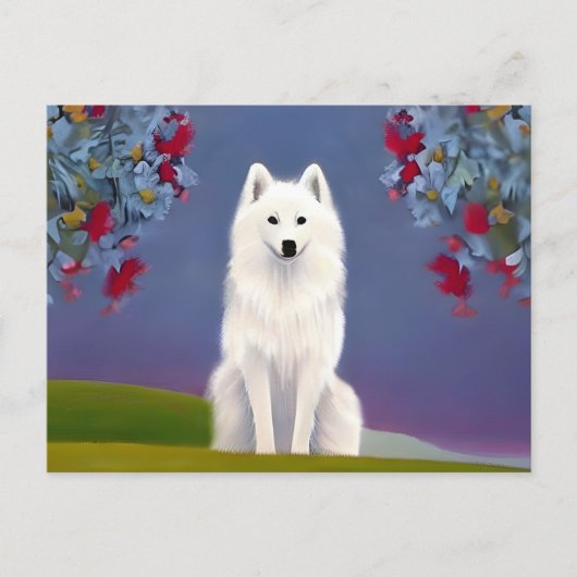 Animal American Eskimo Briefkaart (Voorkant)