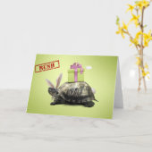 Animal Antics - Verjaardag, cadeau wenskaart Kaart (Gele Bloem)